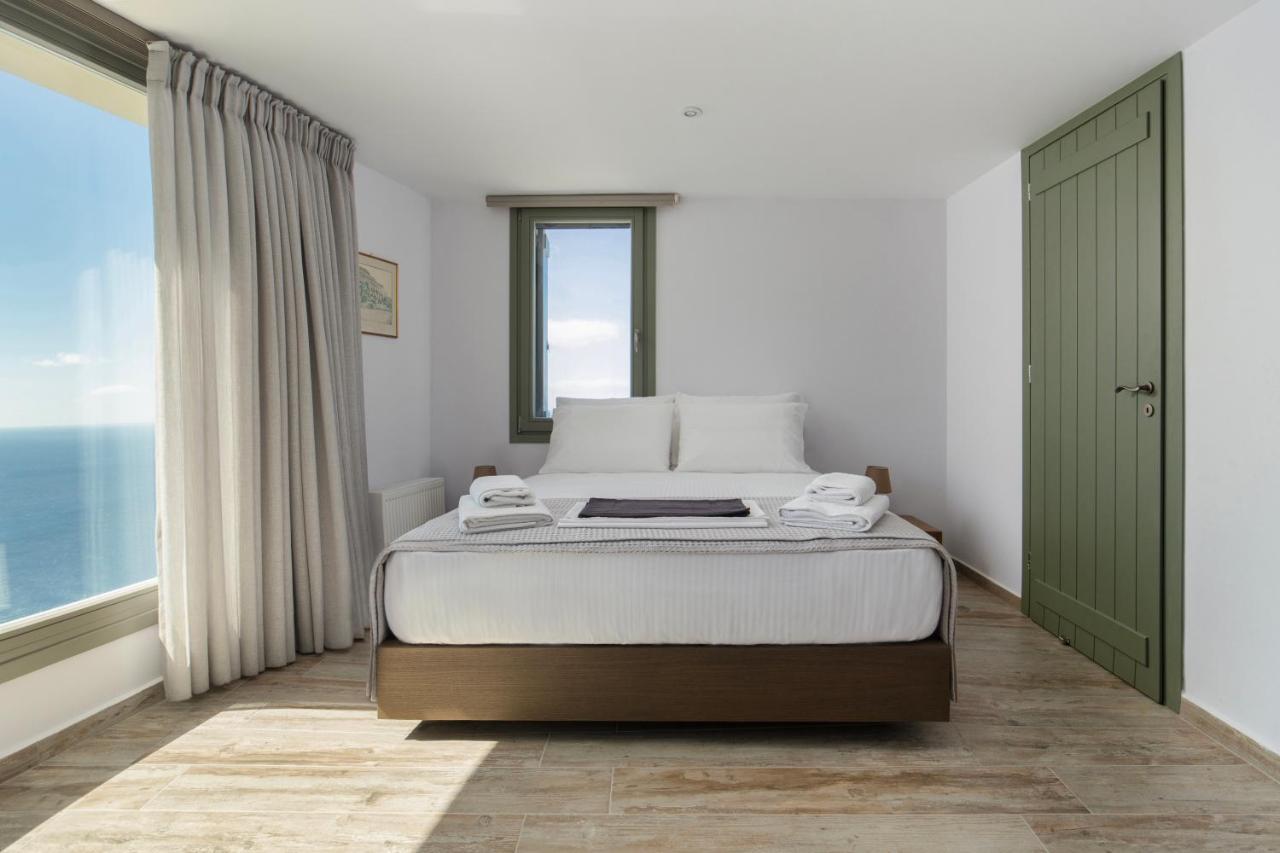 Acron Andros - Luxury Villa With Private Pool Korthio Buitenkant foto