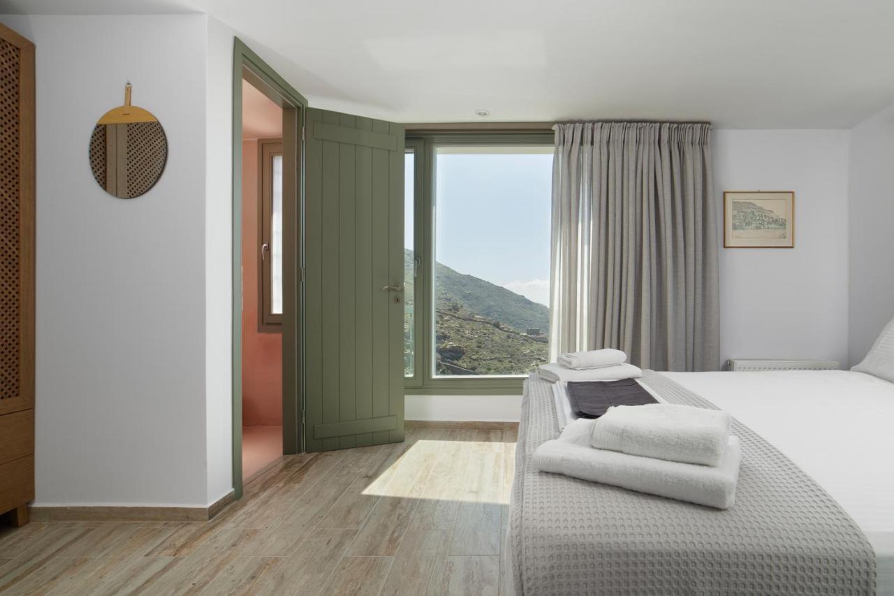 Acron Andros - Luxury Villa With Private Pool Korthio Buitenkant foto